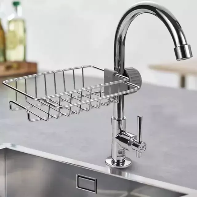Shower Sink Stainless Steel Faucet Rack
