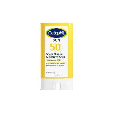 Cetaphil Sheer Mineral Sunscreen Stick SPF-50 14g — CETAPHIL sunscreen