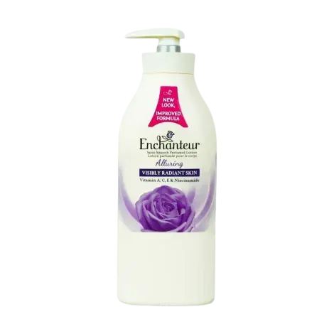 Enchanteur Alluring Satin White Perfumed Lotion 400ml — ENCHANTEUR moisturiser