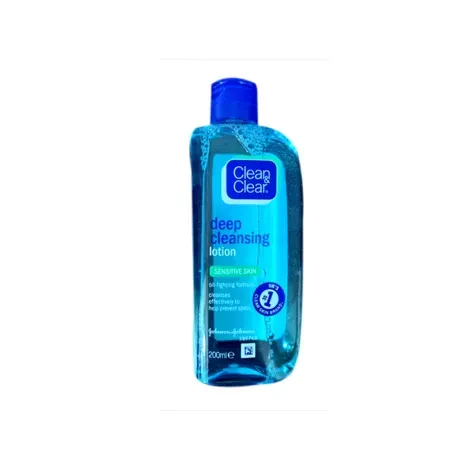 Clean & Clear Deep Cleansing Lotion For Sensitive Skin 200ml — CLEAN & CLEAR face wash