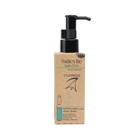 Guerniss Raw Salicylic Acid 0.5% Facial Cleanser 100ml — GUERNISS face serum