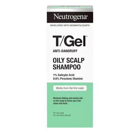 Neutrogena T/Gel Anti-Dandruff Oily Scalp Shampoo 250ml — NEUTROGENA hair care product