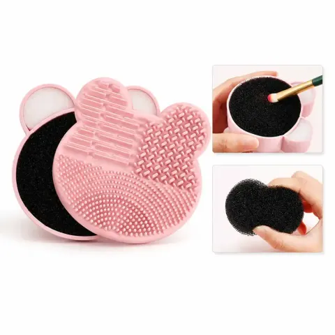MAANGE Makeup Brush Cleaner Silicone Washing Tool with Sponge — Maange
