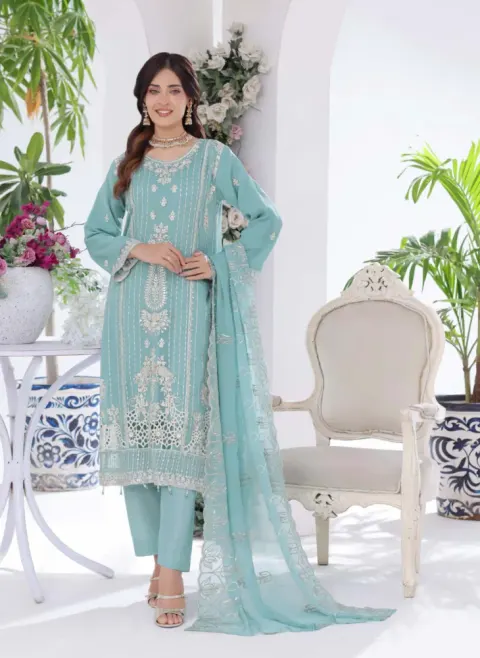 𝙉𝙊𝙍𝘼 𝙡𝙪𝙭𝙪𝙧𝙮 𝙨𝙝𝙞𝙛𝙤𝙤𝙣 – Semi-Stitched Collection - Shopemart 1
