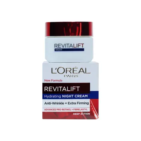 L'Oreal Revitalift Multi-Lift Anti Wrinkle + Extra Firming Hydrating Night Cream 50ml — LOREAL night moisturiser