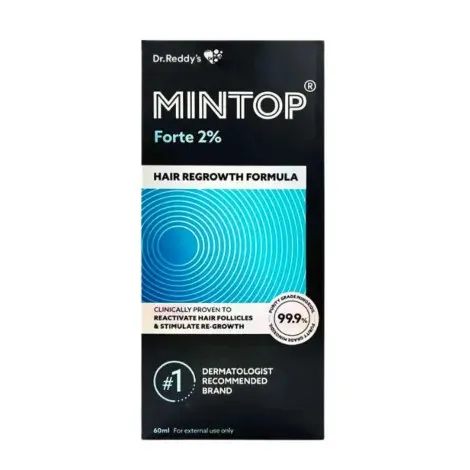 Dr. Reddy's Mintop Forte 2% Hair Regrowth Formula 60ml — DR.REDDY'S hair care product