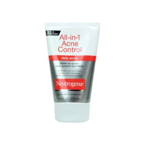 Neutrogena All-in-1 Acne Control Daily Scrub 124ml — NEUTROGENA face wash