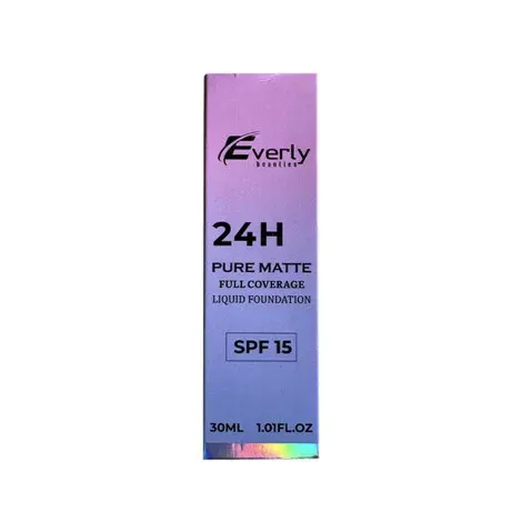Everly Beauties Pure Matte Full Coverage Foundation - Yellow — EVERLY makeup product