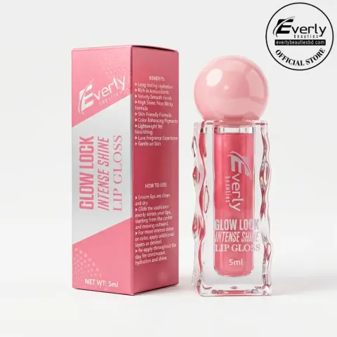 Everly Beauties Glow Lock Intense Shine Lip Gloss - 5ml — Everly Beauties