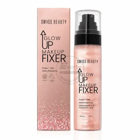 Swiss Beauty Glow Up Makeup Fixer 100ml – Dewy Radiance Setting Spray — Swiss Beauty