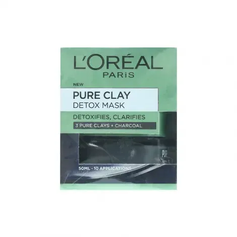 LOreal Pure Clay Detox Mask 50ml — LOREAL face mask