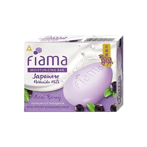 Fiama Japanese Hokkaido Milk Acai Berry Moisturizing Bar 125g — FIAMA moisturiser