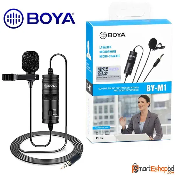 BOYA BY-M1 Lavalier Microphone — Boya