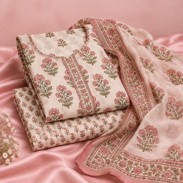 Block Printed Salwar Kameez