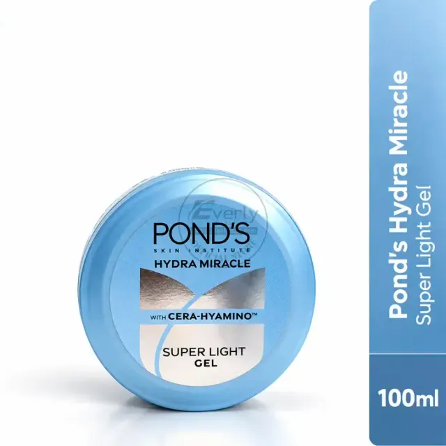 POND'S Super Light Gel Moisturiser with Hyaluronic Acid & Vitamin E - 100ml — Pond's