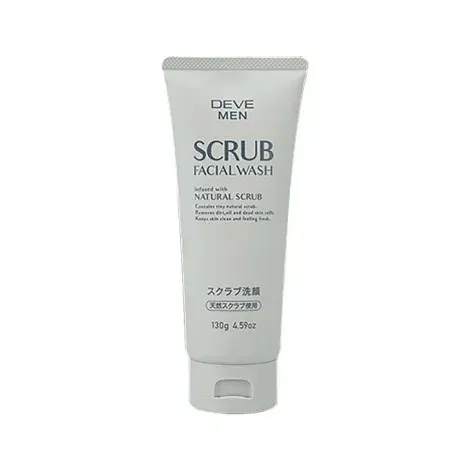 Deve Men Scrub Facial Cleanser 130g — DEVE face wash