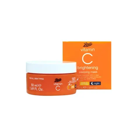 Boots Vitamin C Brightening Sleeping Mask 50ml — BOOTS face serum