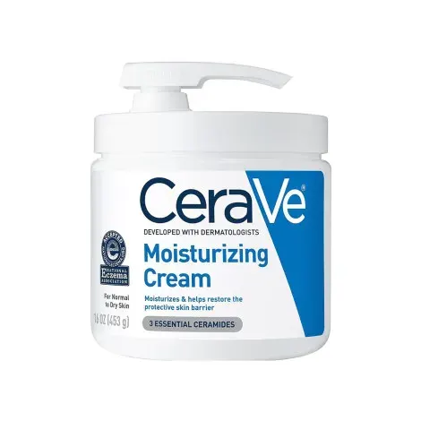 Cerave Moisturizing Cream Pump For Normal to Dry Skin 453g — CERAVE moisturiser