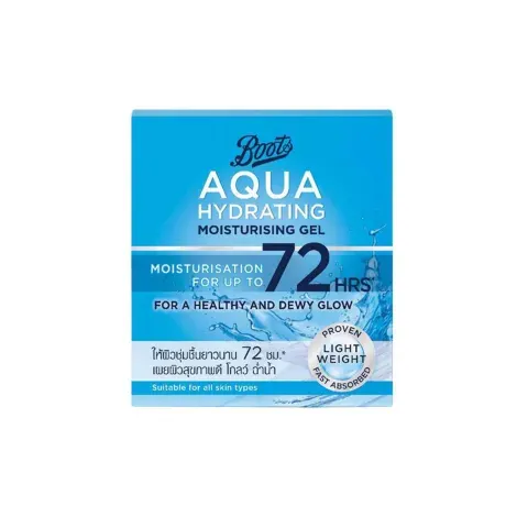 Boots Aqua Hydrating 72H Moisturising Gel 50ml — BOOTS moisturiser