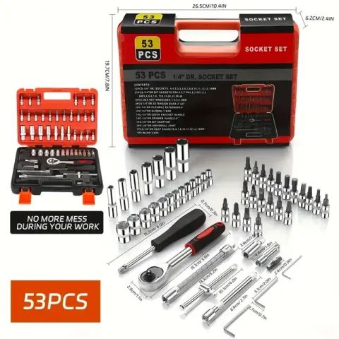 53pcs Professional Automotive Tool Kit