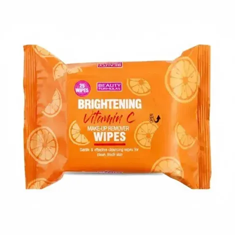 Beauty Formulas Brightening Vitamin C Make Up Remover Wipes - 25 Wipes — BEAUTY FORMULAS face serum