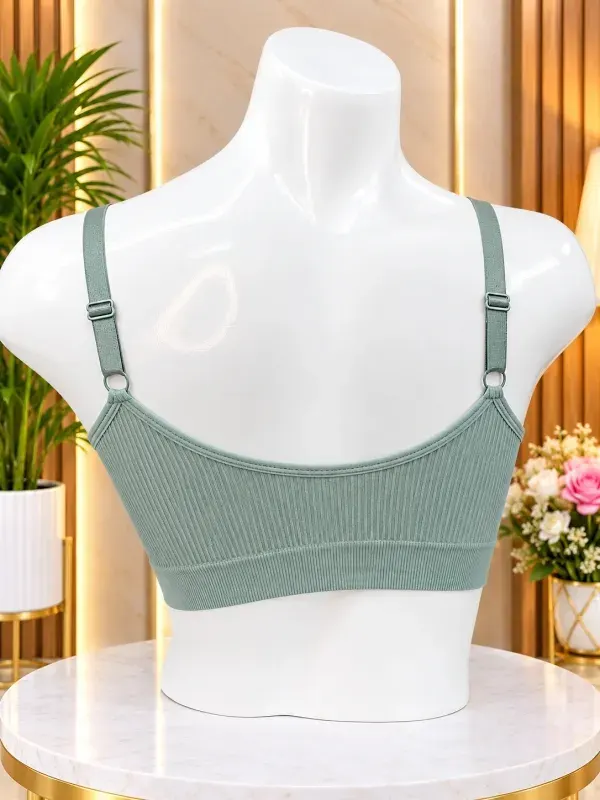 Pest Front Closure Full Coverage Wide Strap Comfort Bra