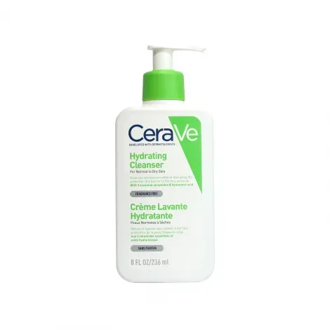 Cerave Hydrating Cleanser For Normal to Dry Skin 236ml — CERAVE face wash