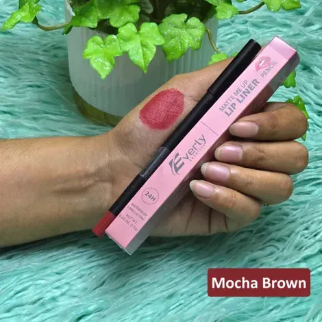 Everly Beauties Matte Makeup Waterproof Lip Liner - Mocha Brown — EVERLY lip colour