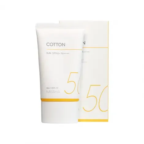 Missha All Around Safe Block Cotton Sun SPF50+ PA++++50ml — MISSHA sunscreen