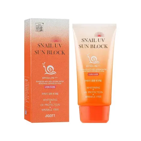 Jigott Snail UV Sun Block SPF 50+PA+++ 70ml — JIGOTT sunscreen