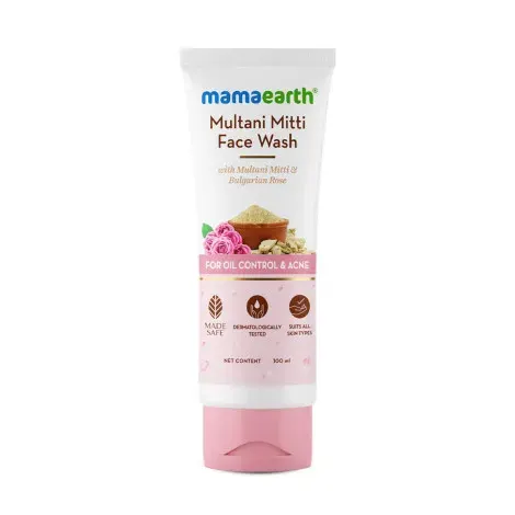 Mamaearth Multani Mitti Face Wash 100ml — MAMA EARTH face wash