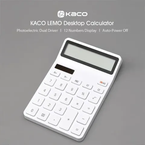 Xiaomi Kaco Lemo Desktop Electronic Calculator — xiaomi