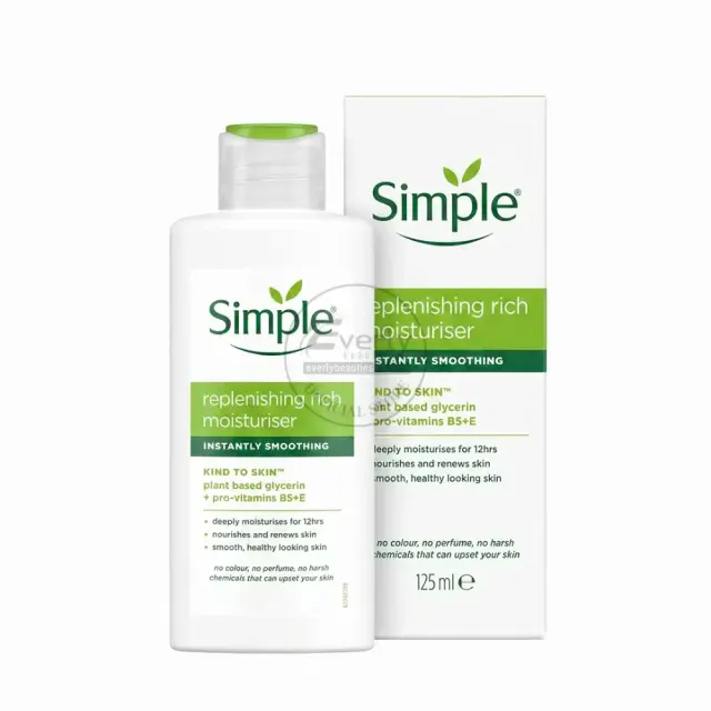 Simple Kind to Skin Replenishing Rich Moisturiser 125ml — Simple