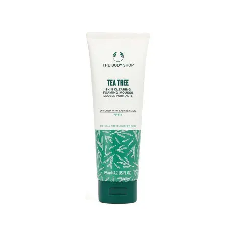 The Body Shop Tea Tree Skin Clearing Foaming Mousse 125ml — THE BODY SHOP face wash