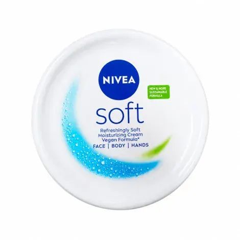 Nivea Refreshingly Soft Moisturzing Cream Vegan Formula 300ml — NIVEA moisturiser