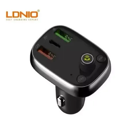 LDNIO C704Q Bluetooth FM Transmitter Triple USB Car Charger — LDNIO