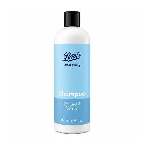 Boots Everyday Coconut & Vanilla Shampoo 500ml — BOOTS hair care product