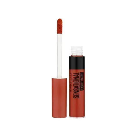 Maybelline New York Sensational Liquid Matte Lipstick - 12 More Than Red — MAYBELLINE lip colour