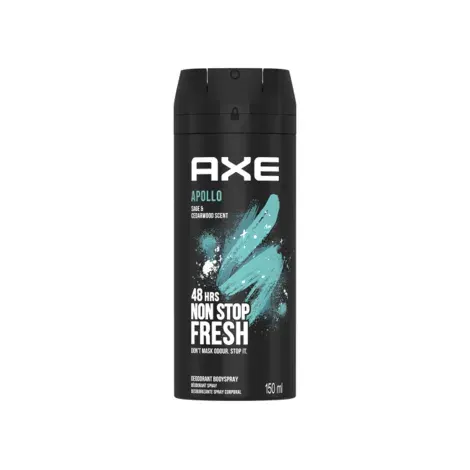 Axe Apollo 48H Non Stop Fresh Deodorant Body Spray 150ml — AXE fragrance