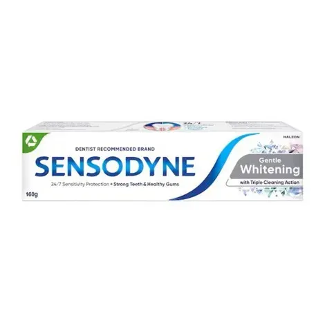 Sensodyne Gentle Whitening with Triple Cleaning Action Toothpaste 160ml — SENSODYNE beauty product