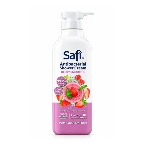 Safi Berry Smoothie Antibacterial Shower Cream 950g — SAFI moisturiser