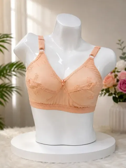 Bangi Non-Padded Plus Size Cotton Blend Bra for Women
