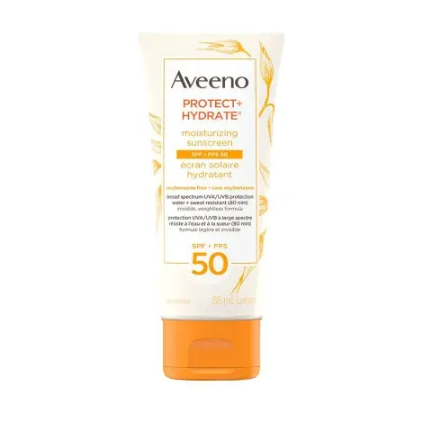 Aveeno Protect + Hydrate Face Moisturizing Sunscreen Lotion SPF 50 88ml — AVEENO sunscreen