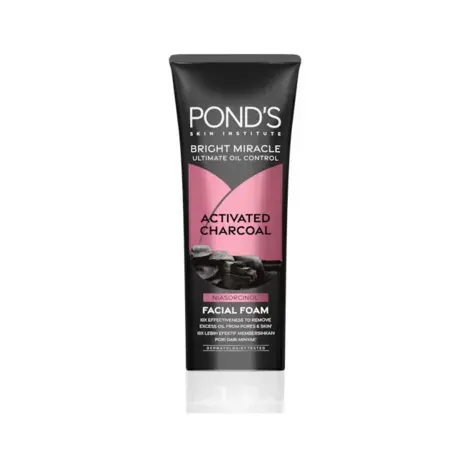 Pond's Bright Miracle Ultimate Oil Control Activated Charcoal Facial Foam 100g — POND'S face wash