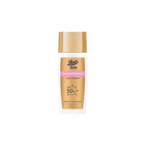 Boots Brightening Aqua Serum Sun SPF50+ PA++++ 40ml — BOOTS sunscreen