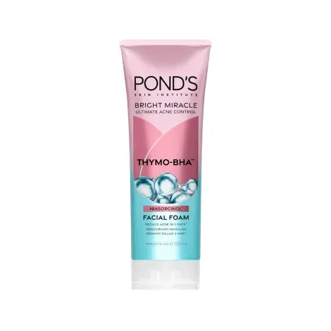 Pond's Bright Miracle Ultimate Acne Control Thymo-Bha Facial Foam 100g — POND'S face wash