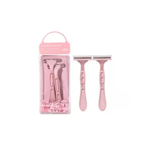 Lmltop Fashion Makeup Comfort & Portable Razor 2pcs - Peach — LMLTOP grooming product