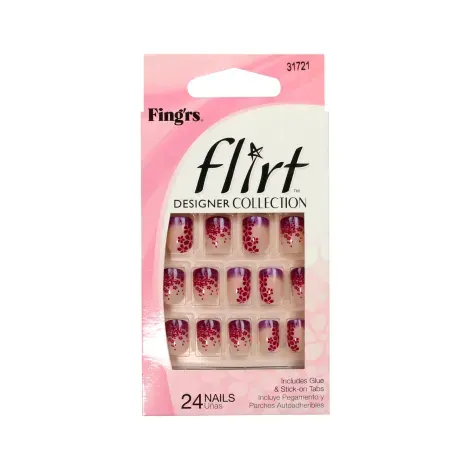 Fingrs Flirt False Nails Tips 24pices — FING'RS beauty product