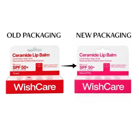 Wishcare Ceramide Tinted Lip Balm SPF50 5g-Natural Pink — WISHCARE lip care product