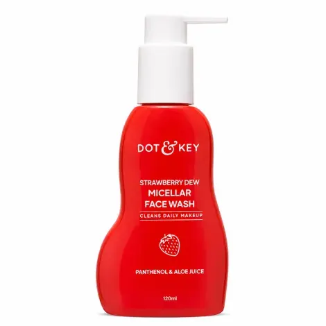 Dot & Key Strawberry Dew Micellar Face Wash 120ml — DOT & KEY cleanser